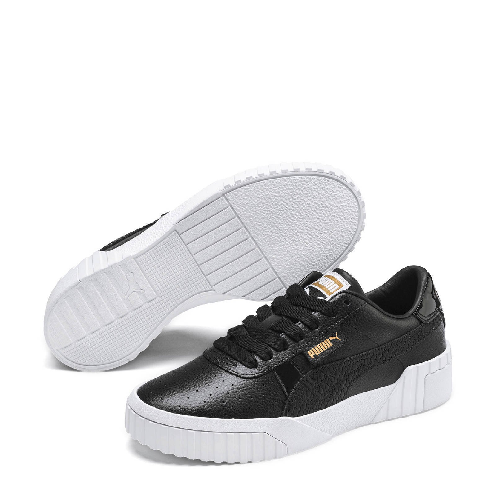 Puma Cali Snake sneakers zwart/goud | wehkamp Puma Cali Snake sneakers zwart/goud | wehkamp