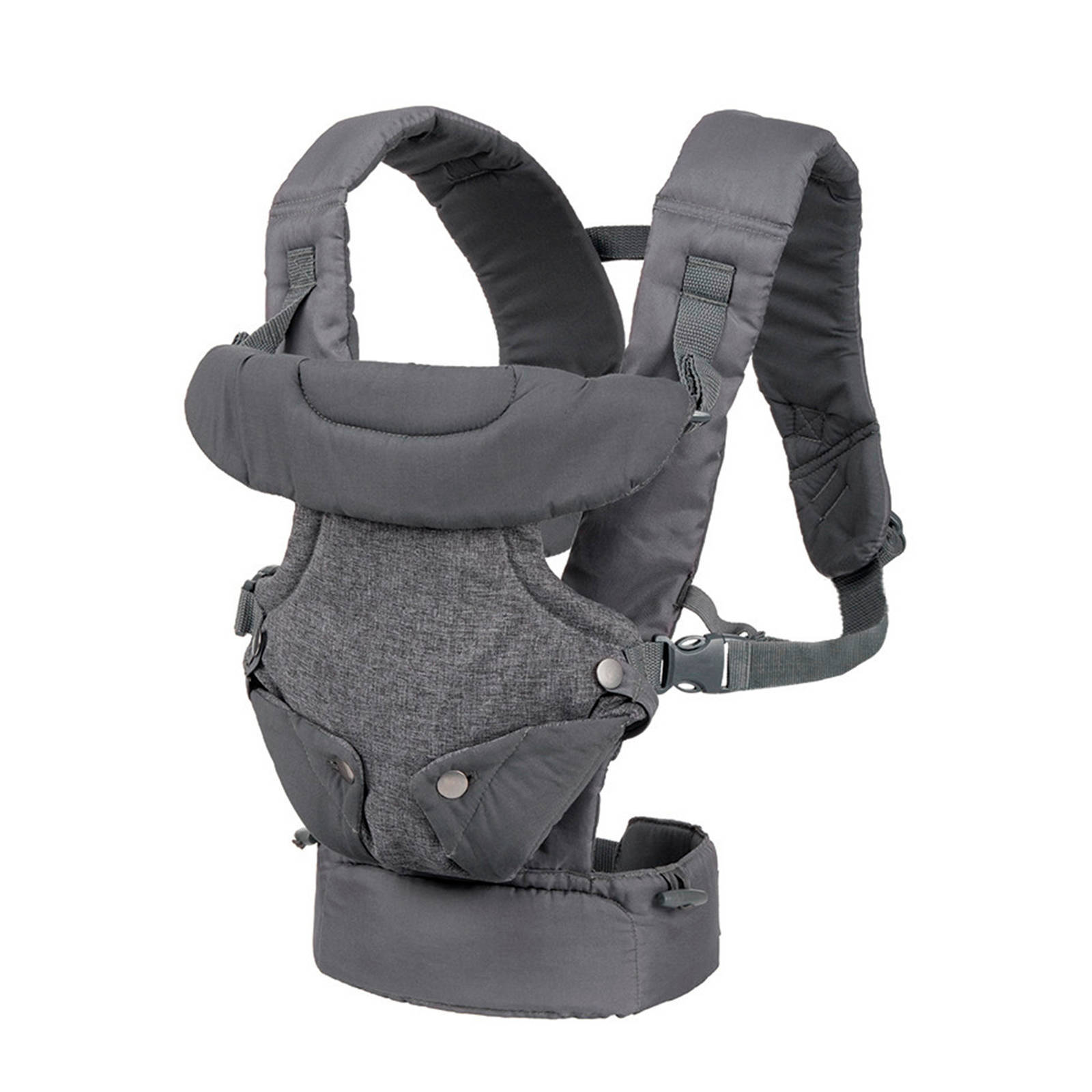 Infantino Flip Advanced 4-em-1 Portador de Bebê Conversível, Cinza