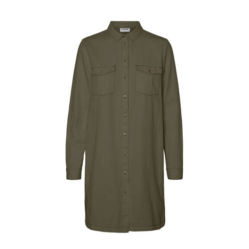 NOISY MAY blousejurk groen NOISY MAY blousejurk groen