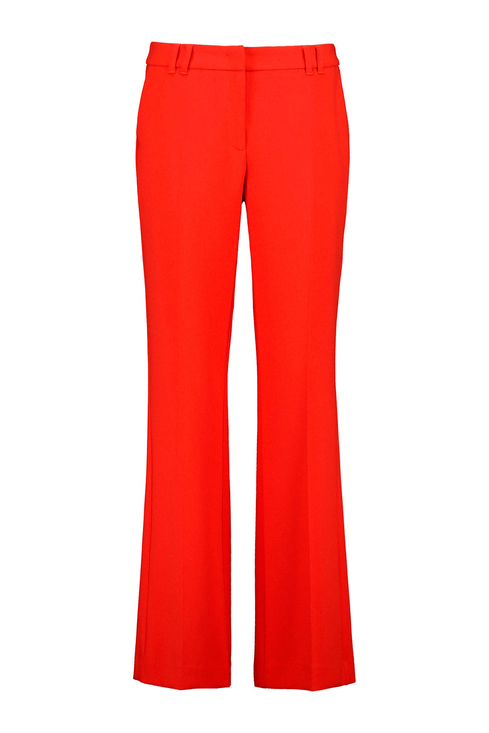 Expresso straight fit broek rood | wehkamp