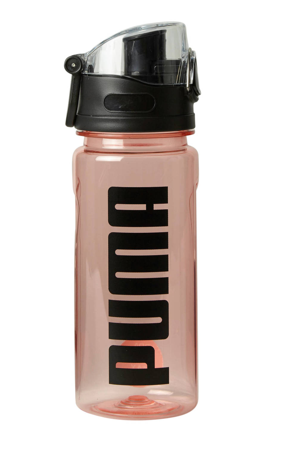 Puma Bidon 600 ml roze, Roze/zwart
