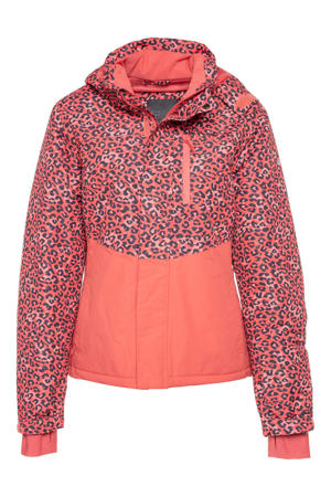 Mountain Peak ski-jas tijgerprint roze