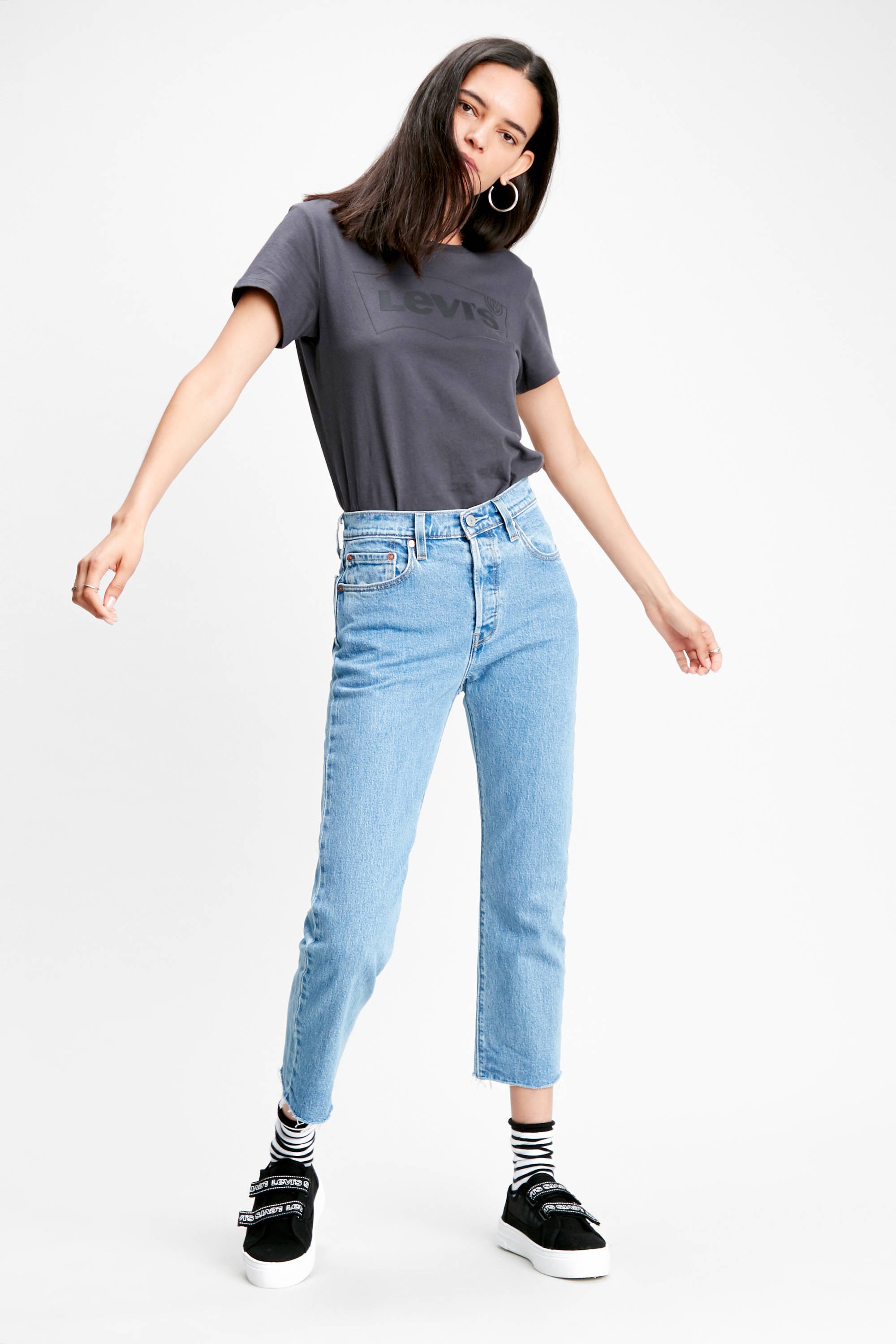 levi's 501 high waisted mom jeans