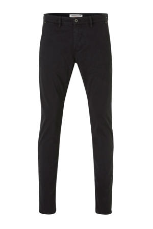 slim fit chino Dexter met biologisch katoen zwart