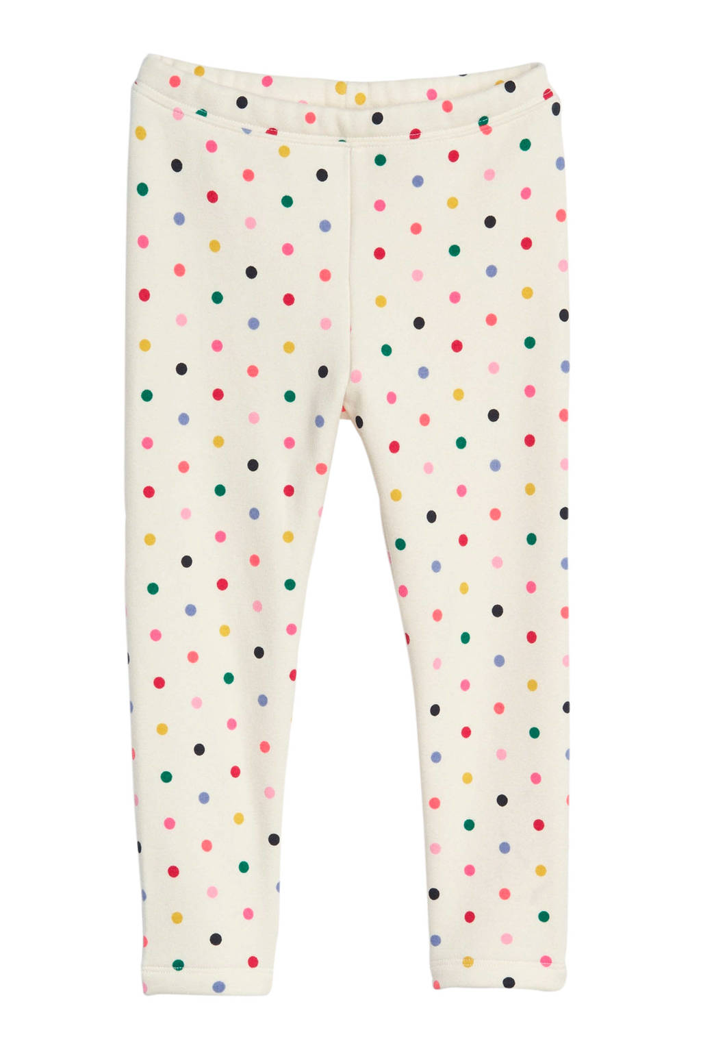 GAP legging met multicolor stipdessin ecru, Ecru/multi