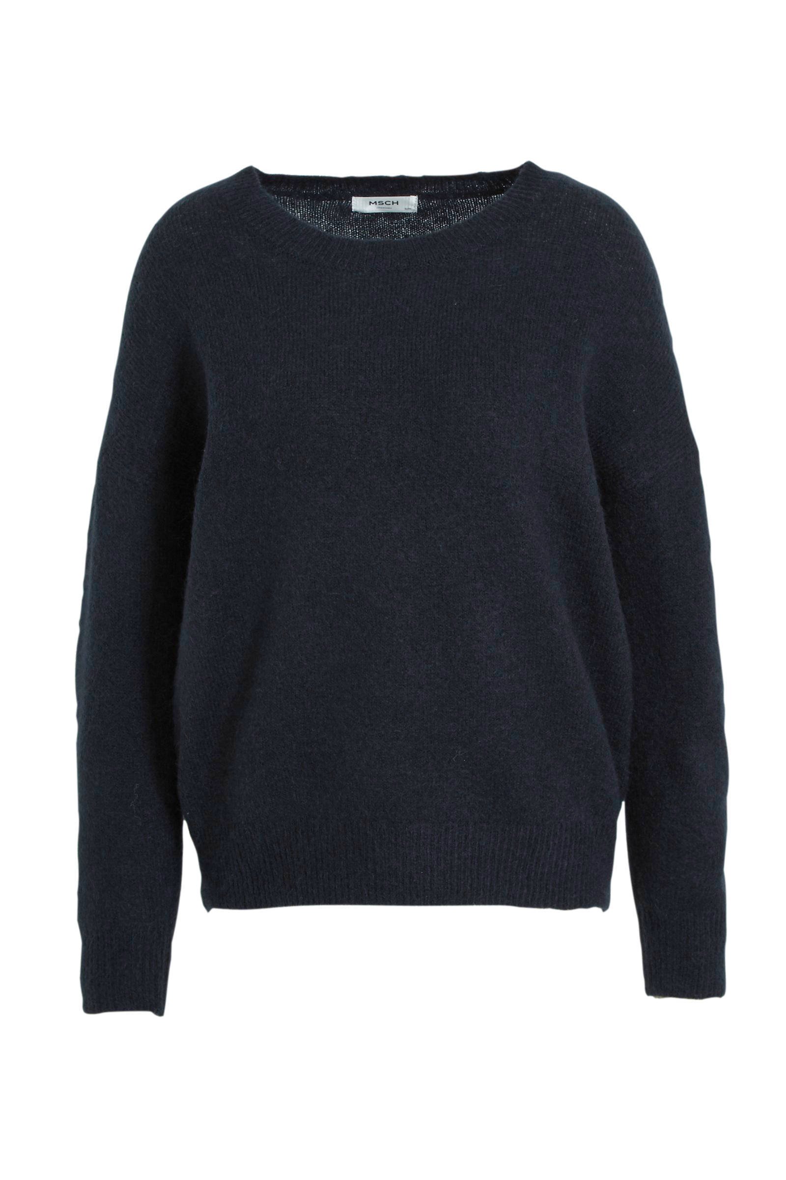 MSCH Copenhagen trui met wol donkerblauw | wehkamp MSCH Copenhagen trui met wol | wehkamp