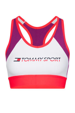 Sport Level 3 sportbh wit/paars/roze
