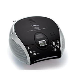  SCD-24 draagbare radio/CD speler zwart
