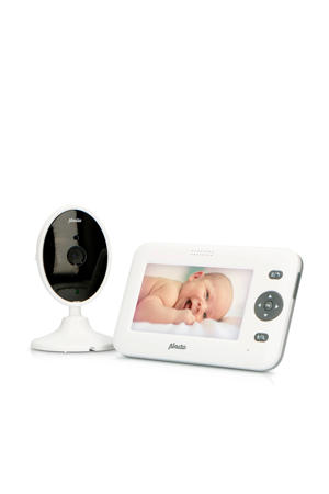 DVM-140 babyfoon met camera en 4.3" kleurenscherm, wit
