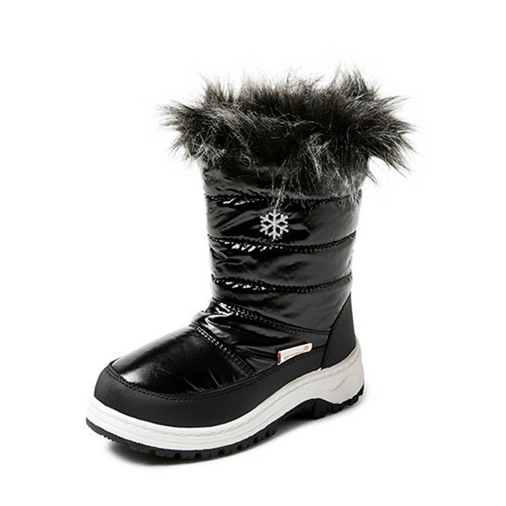 Gevavi snowboots zwart, Zwart