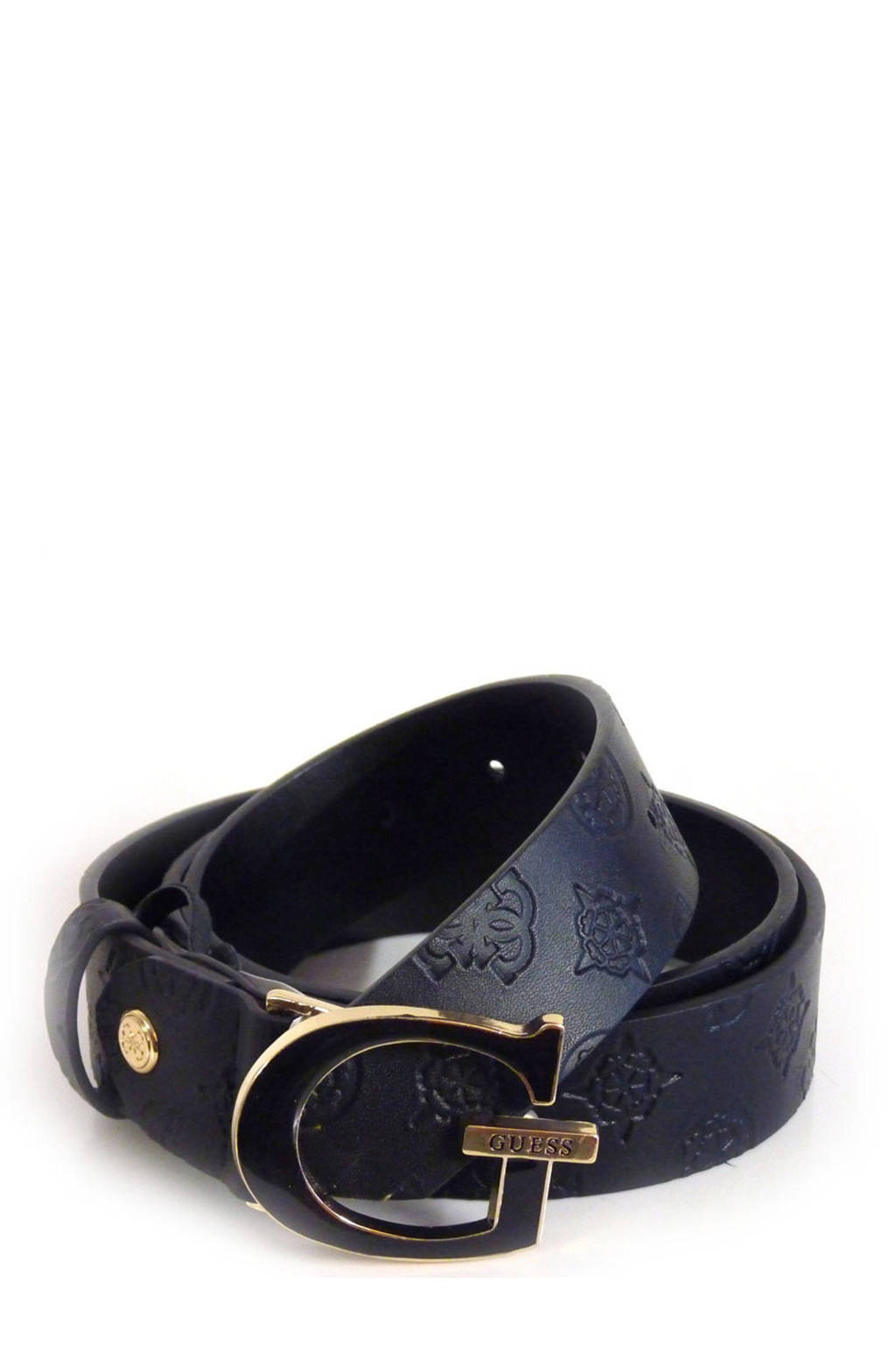 GUESS riem LOGO LOVE zwart, Zwart