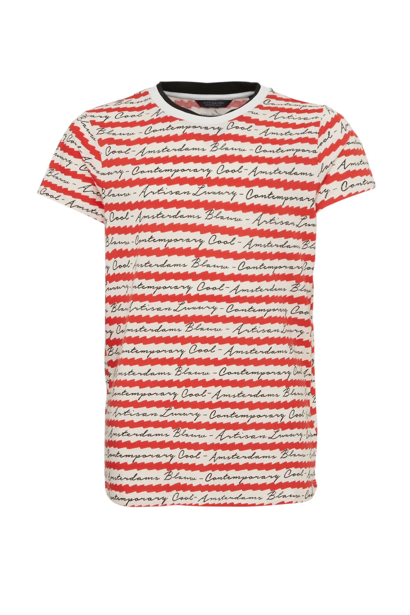 rood wit gestreept shirt