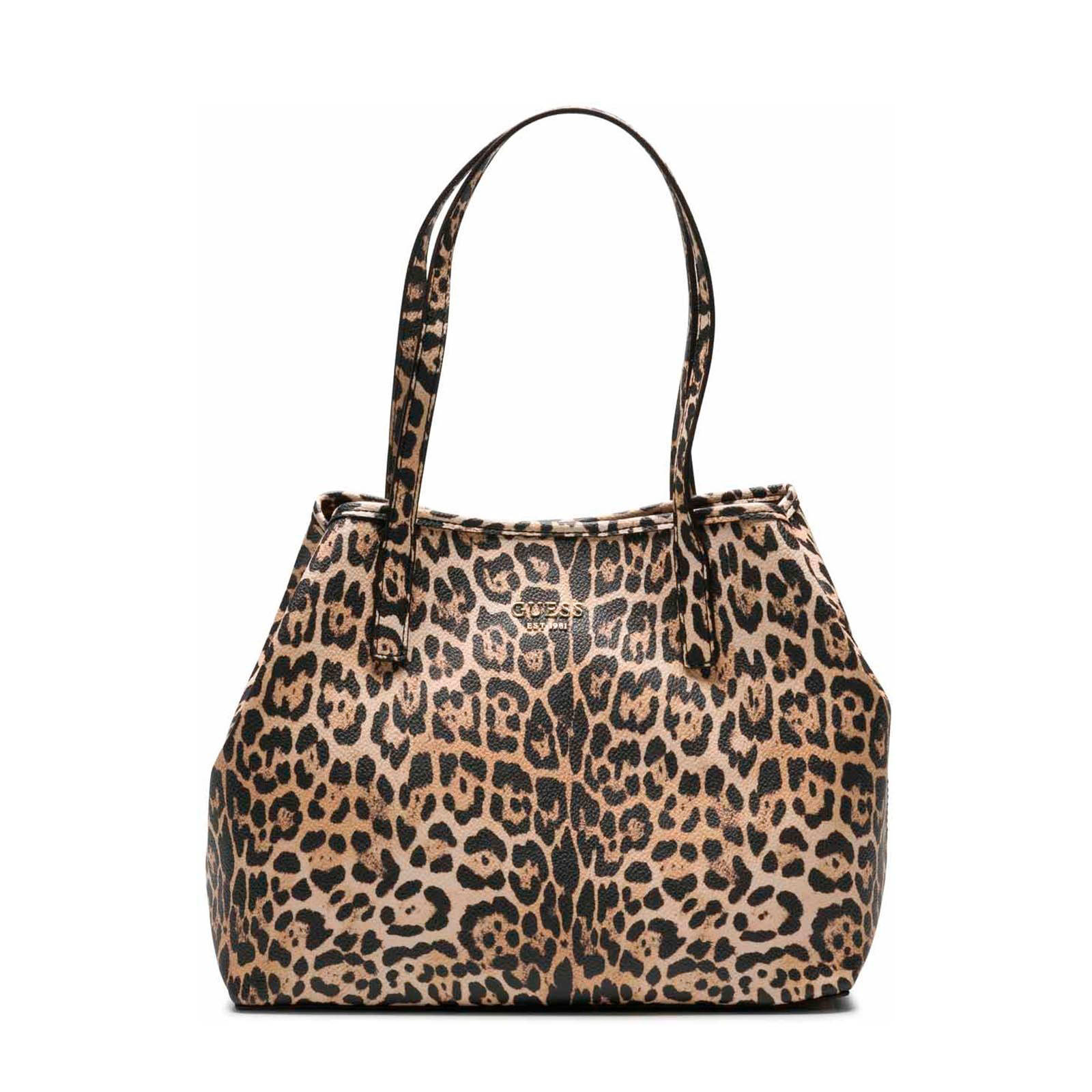 GUESS panterprint handtas VIKKY TOTE | wehkamp
