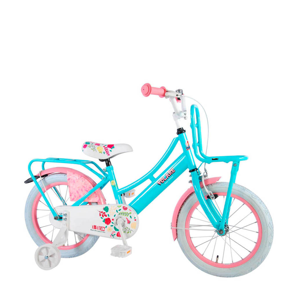 Volare Ibiza 16 inch kinderfiets turqoise pink, 16 inch / 104 - 110