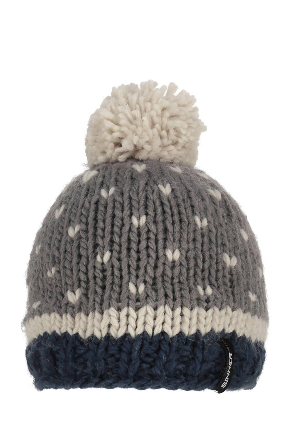 Sinner muts POWDER blauw, Blauw/grijs