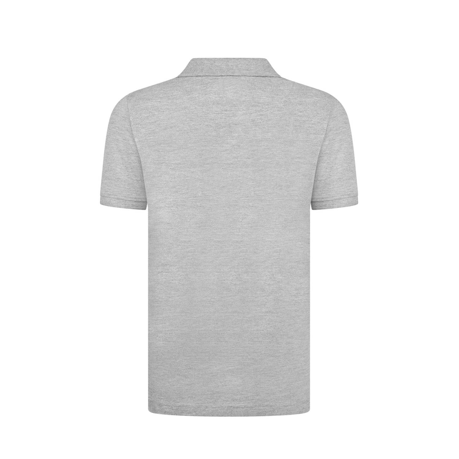 Lyle & Scott polo met logo grijs melange