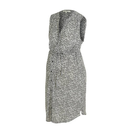 Ripe zwangerschapsjurk Viper met all over print wit zwart Ripe zwangerschapsjurk Viper met all over print wit zwart