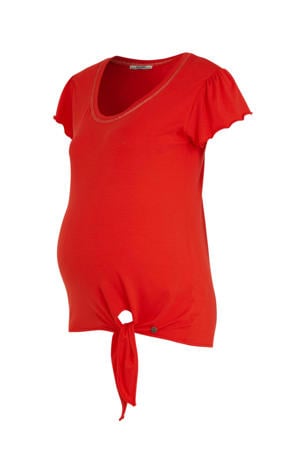 zwangerschapsshirt rood