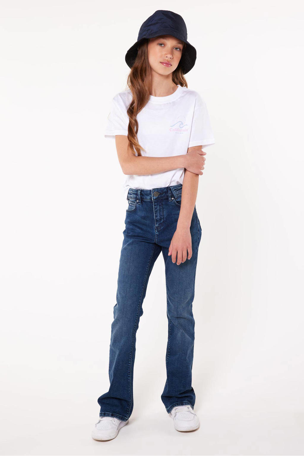 America Today flared jeans Emily Jr dark blue