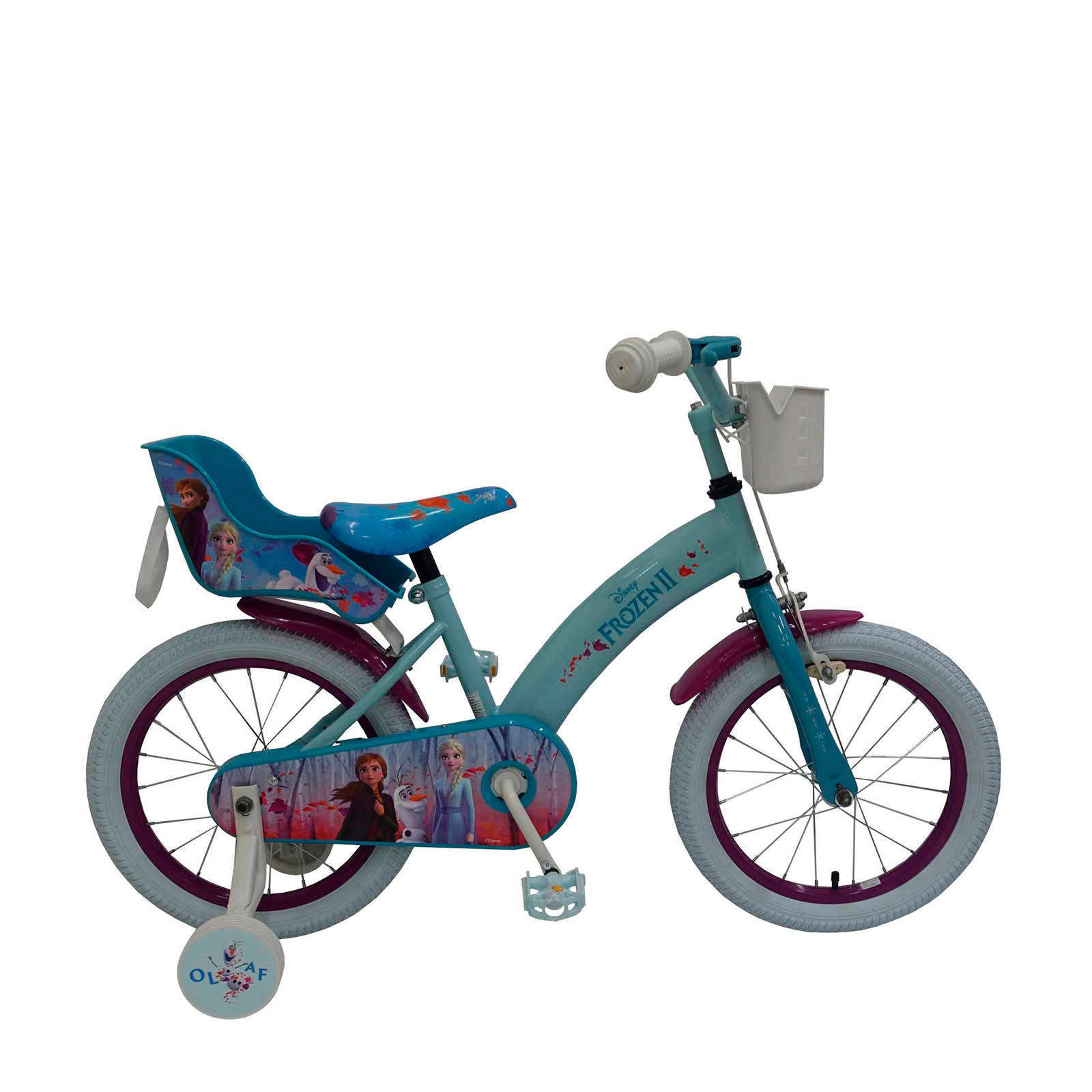 Disney Frozen 2 kinderfiets 16 inch Blauw | wehkamp