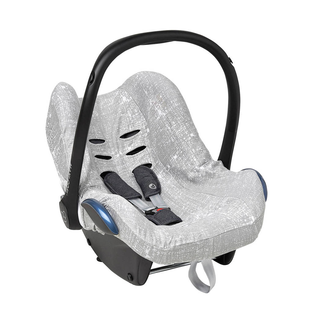 Meyco autostoelhoes groep 0 Fine lines lichtgrijs, Lichtgrijs, Groep 0+ (0-13 kg)