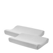 thumbnail: Meyco aankleedkussenhoes Basic jersey - set van 2 lichtgrijs