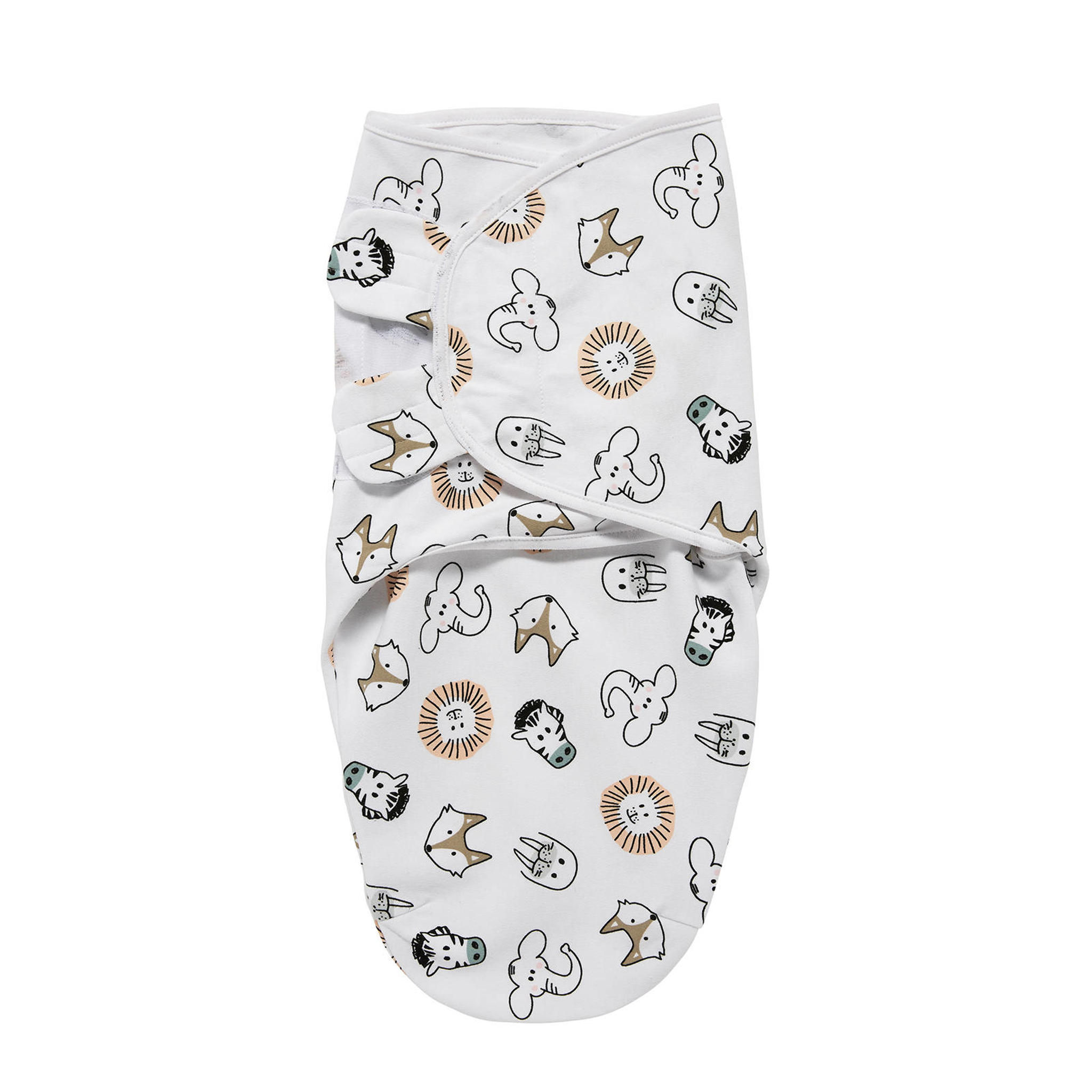 Meyco swaddle dubbellaags 03 mnd Animal wehkamp