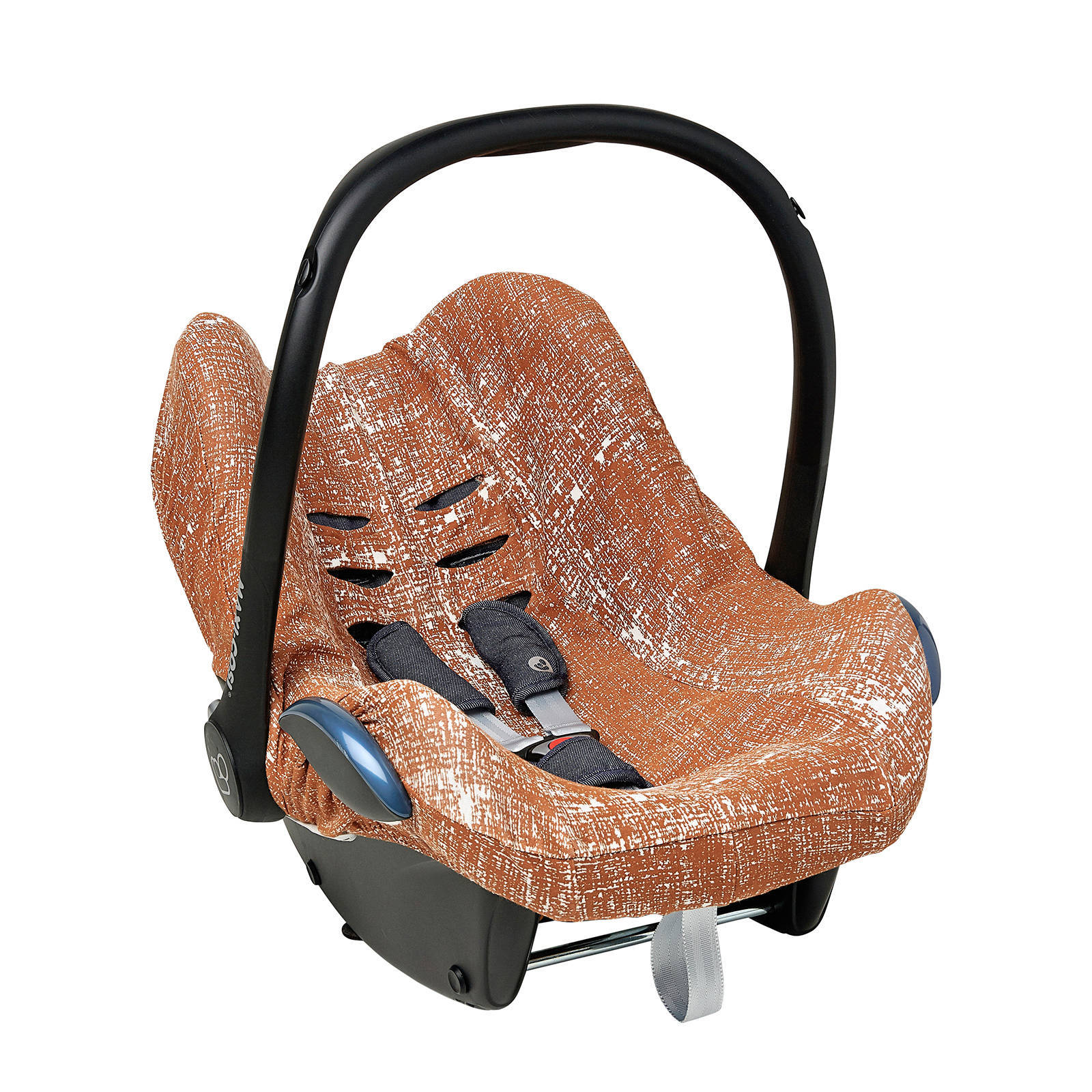 Meyco autostoelhoes groep 0 Fine lines camel | wehkamp