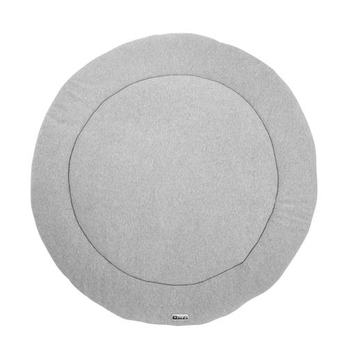 Meyco boxkleed rond Knit basic Ø 95 cm grijs melange afbeelding