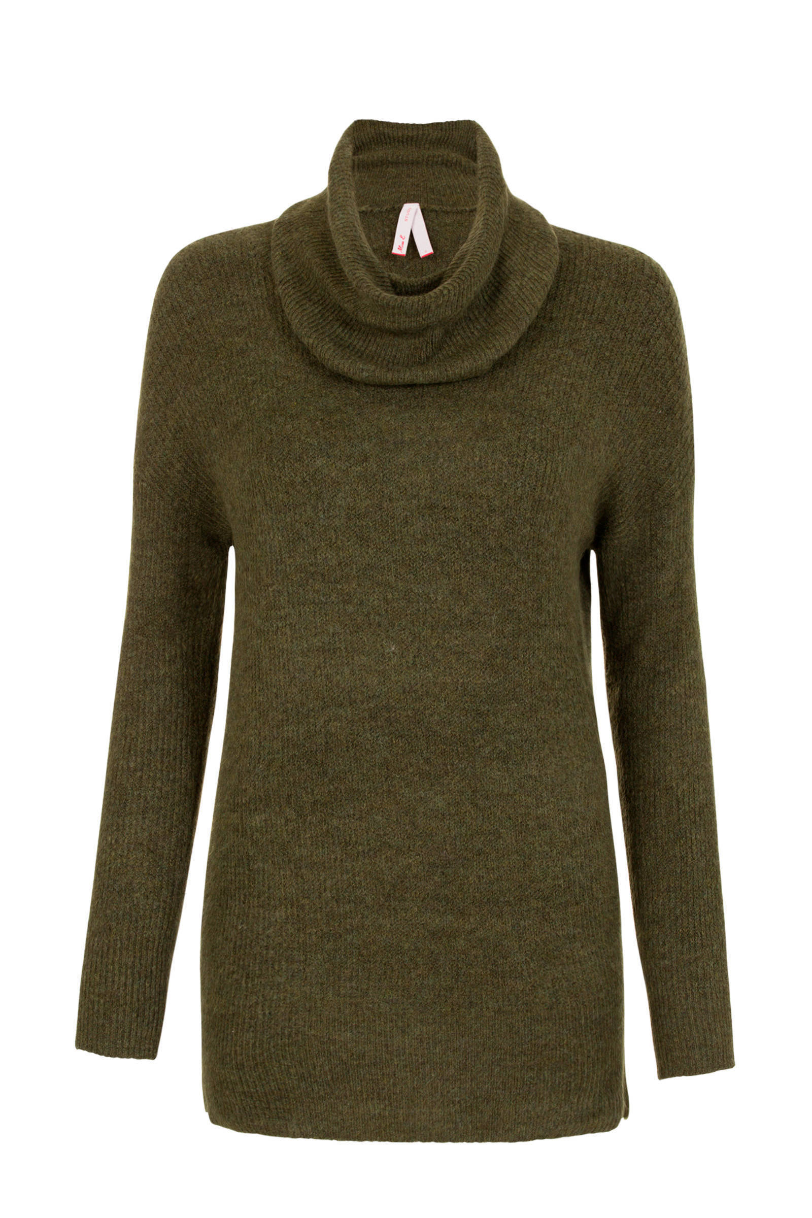 Miss Etam Regulier gebreide coltrui groen | wehkamp Trui col zwart | Miss Etam Damesmode