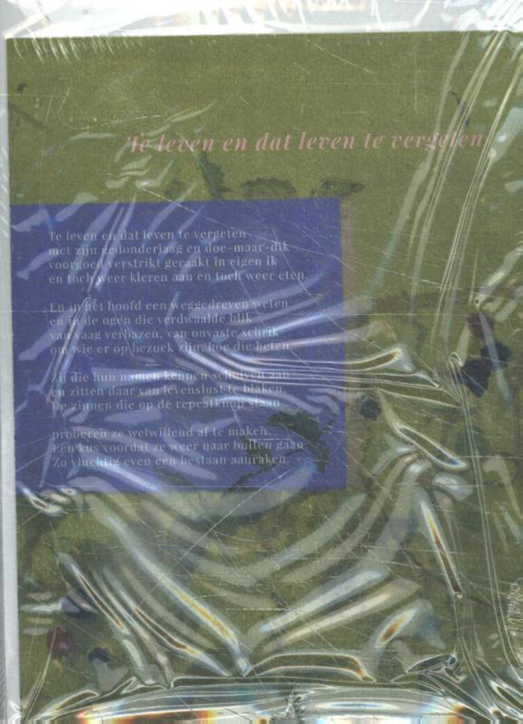 Plint: Plint 10 kaarten Te leven en dat leven te vergeten