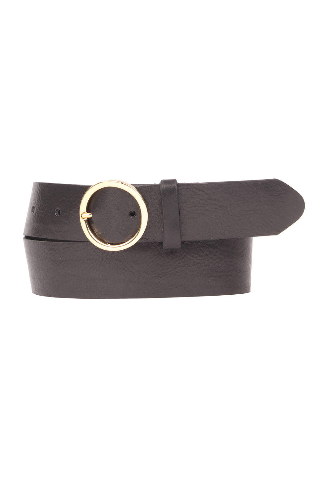 Legend leren riem zwart
