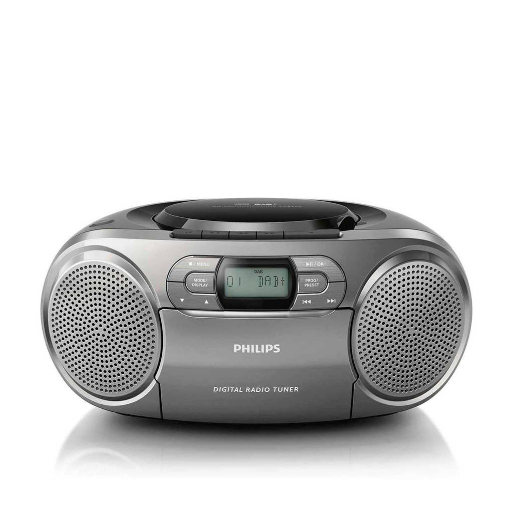 Philips AZB600/12 radio/CD-speler, Grijs