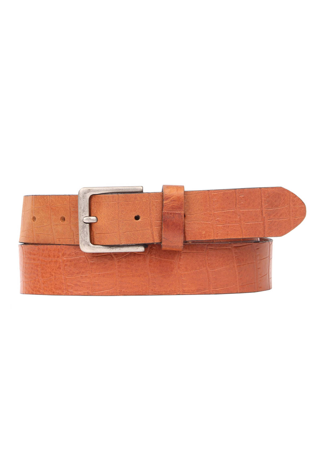 Presly & Sun leren riem cognac, Cognac