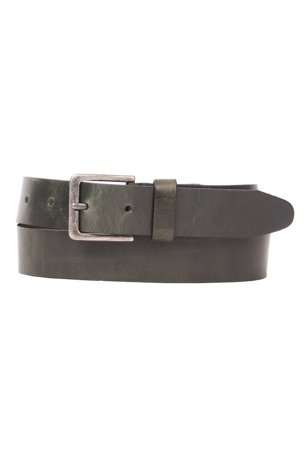 Presly & Sun leren riem groen, Groen