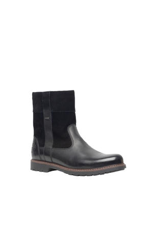 Hush Puppies leren boots zwart