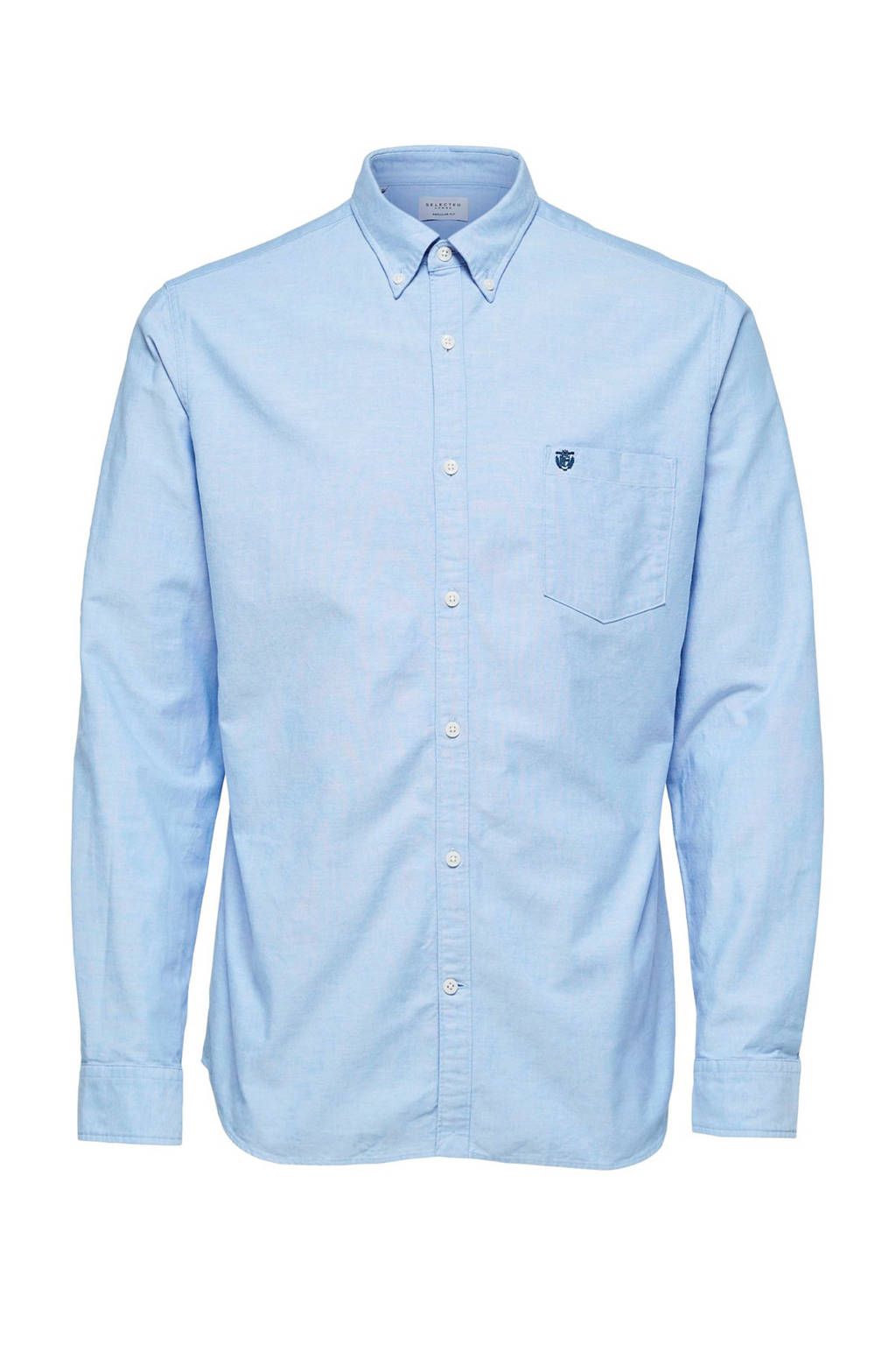 Selected Homme +Fit regular fit overhemd lichtblauw, Lichtblauw