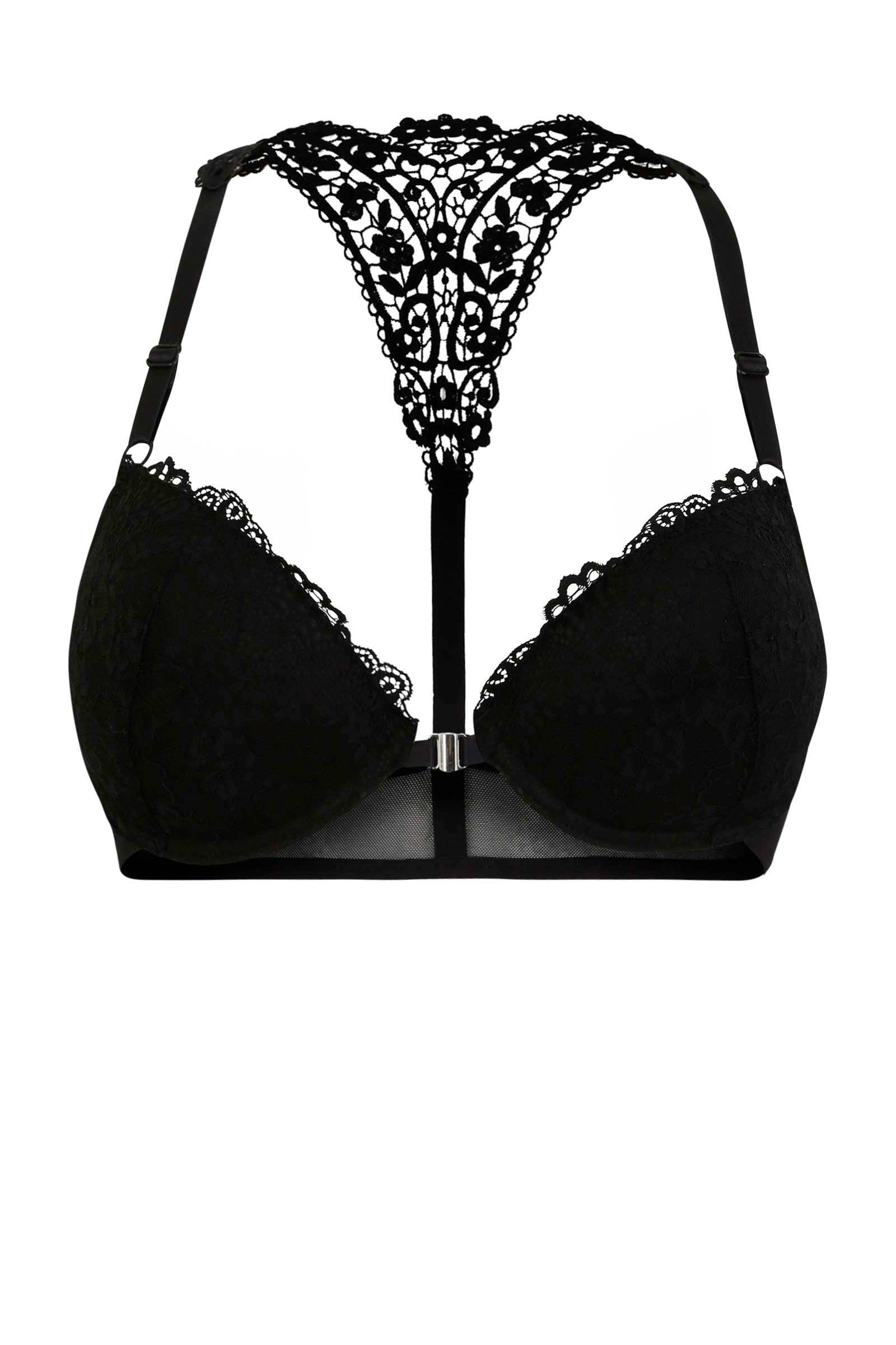 Lascana push up bh met voorsluiting zwart | wehkamp Lascana push up bh met voorsluiting zwart | wehkamp
