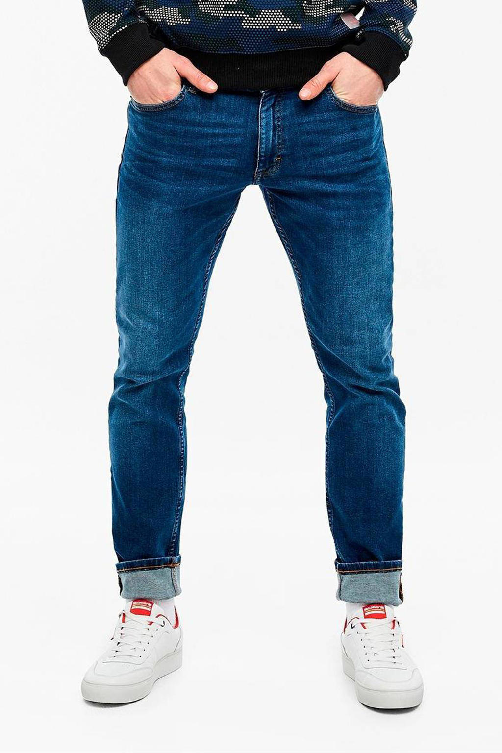 Q/S designed by slim fit jeans petrol