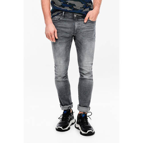 QS slim fit jeans grijs afbeelding