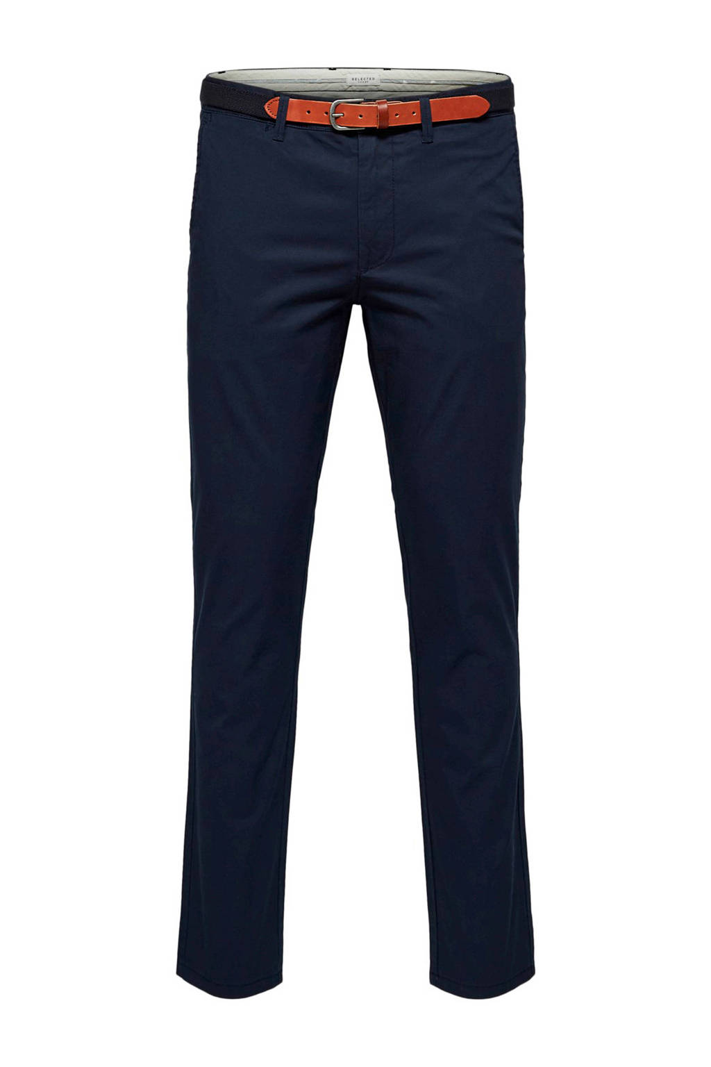 Selected Homme +Fit slim fit chino donkerblauw, Donkerblauw