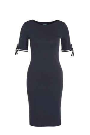 jersey jurk Brandeis donkerblauw