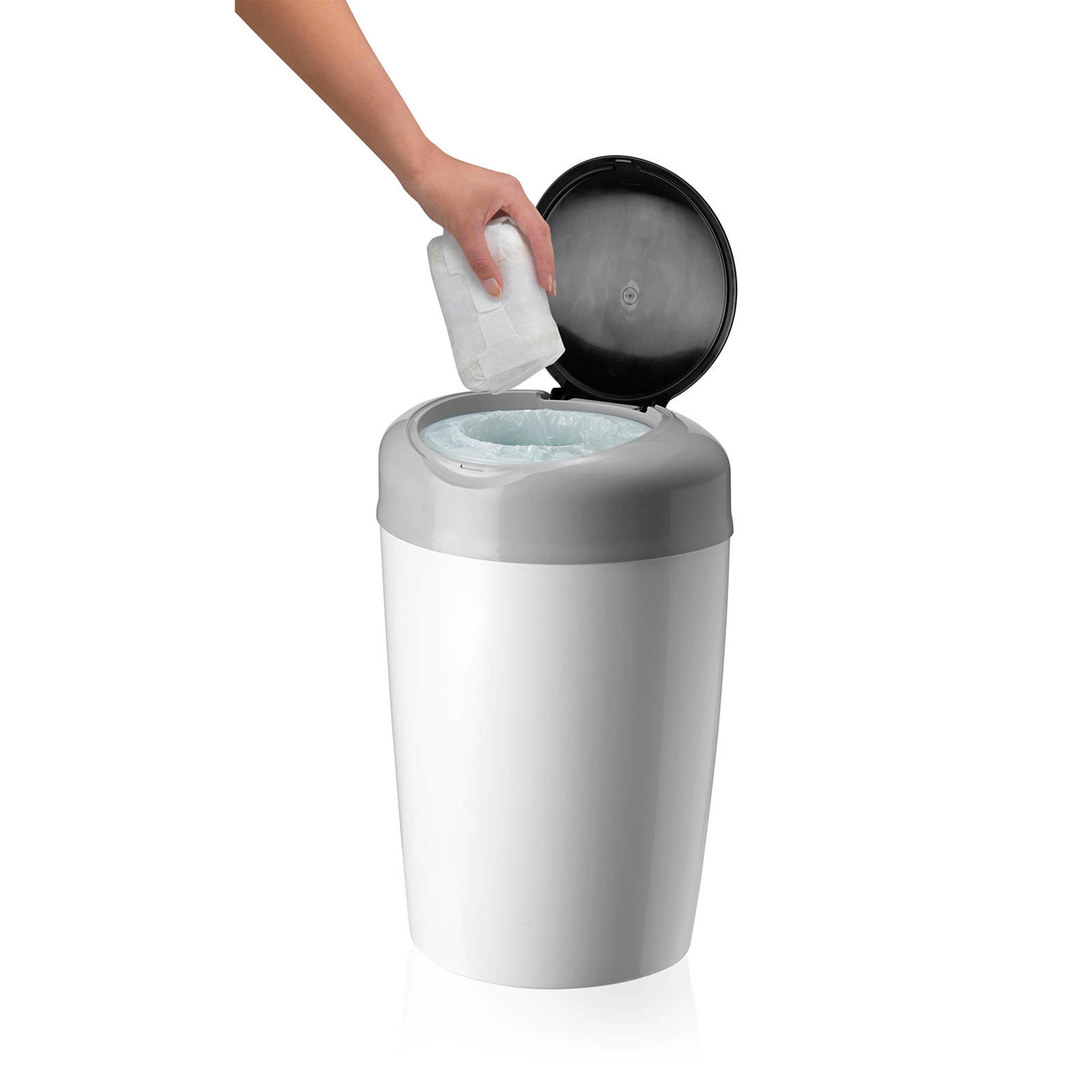 Tommee Tippee Simplee Sangenic luieremmer wit/grijs wehkamp