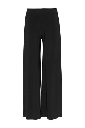 high waist palazzo broek zwart