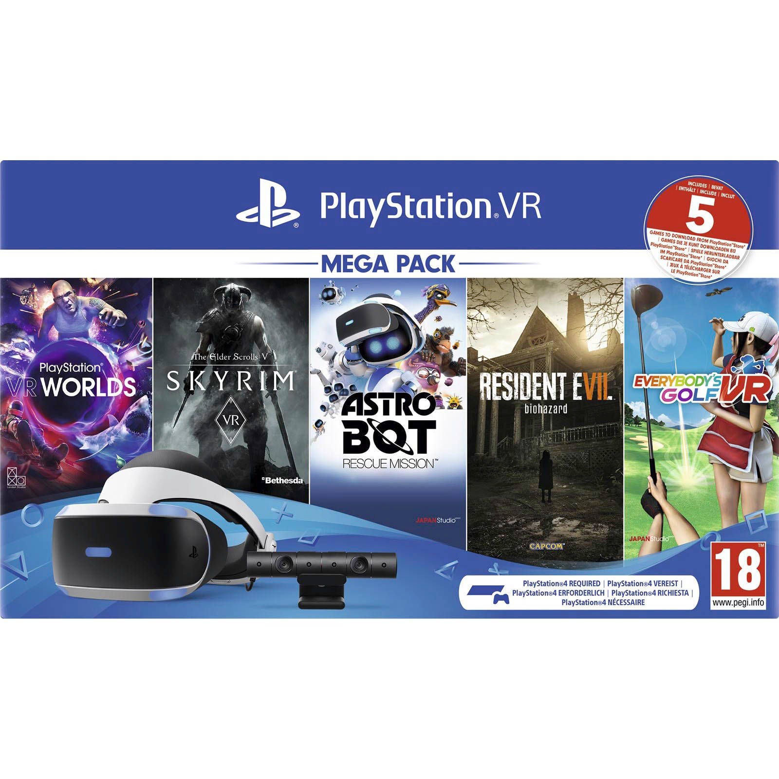 【新品未開封】PlayStation VR MEGA PACK対象年齢12歳以上