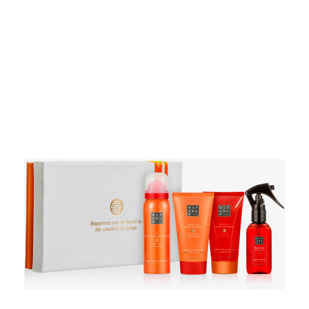 Rituals The Ritual of Happy Buddha Energising Treat Geschenkset 4 stuks wehkamp