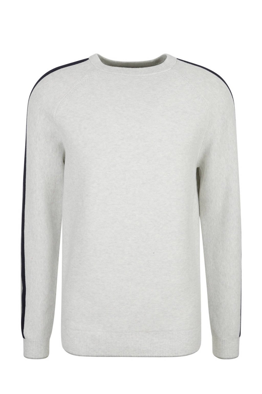 s.Oliver Big Size gemêleerde sweater grijs melange, Grijs melange
