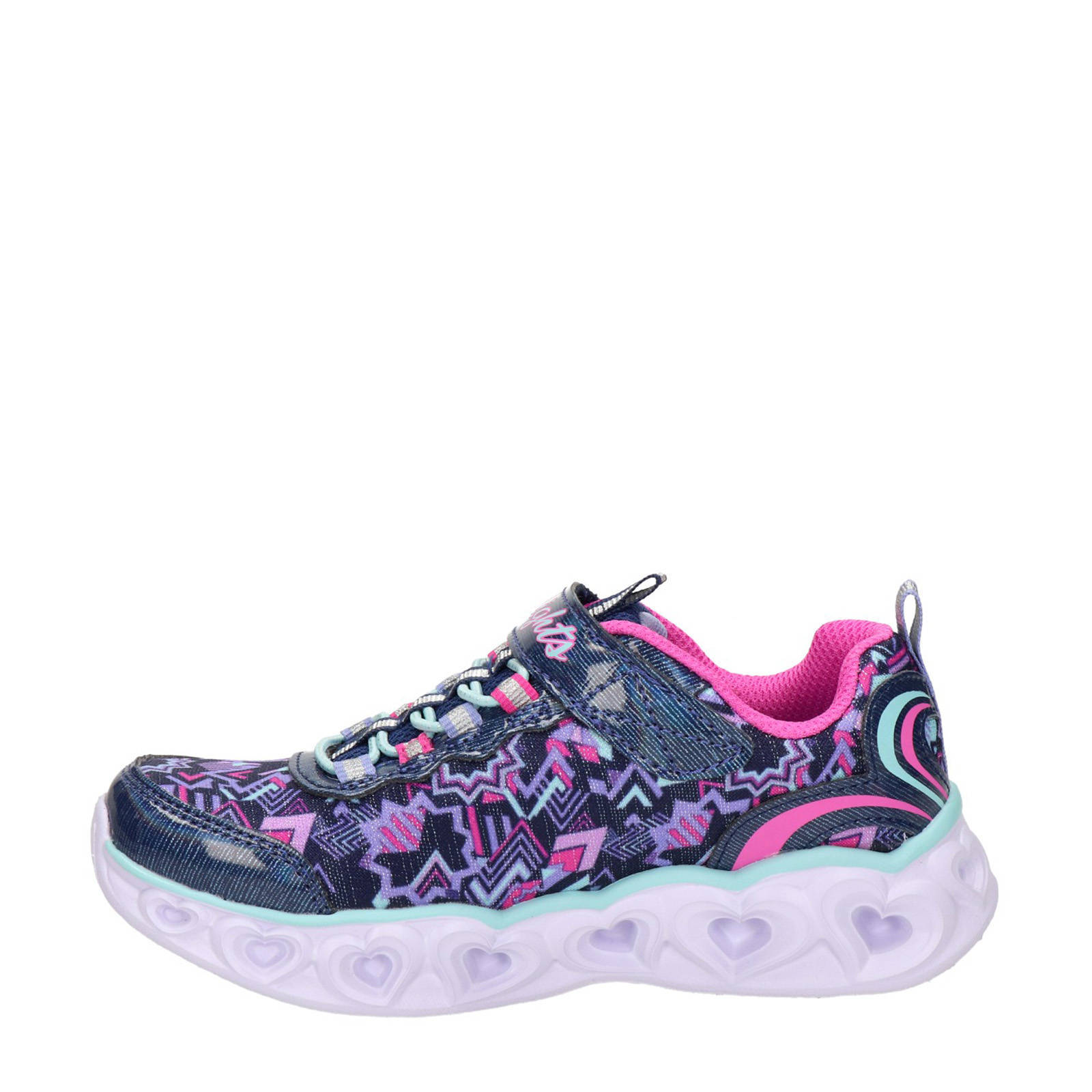 Skechers S-Lights sneakers met lichtjes blauw | wehkamp