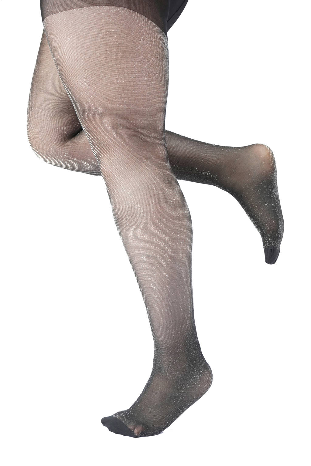 Pamela Mann super curvy + size panty 30 denier zilver, Zilver