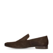 thumbnail: Manfield suède loafers donkerbruin